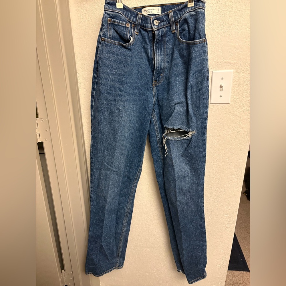 Abercrombie & Fitch Blue High Rise Jeans